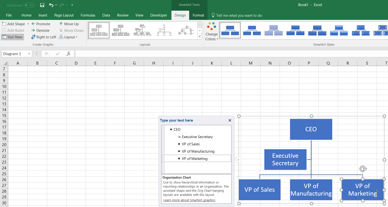 Add tool to main menu in excel file